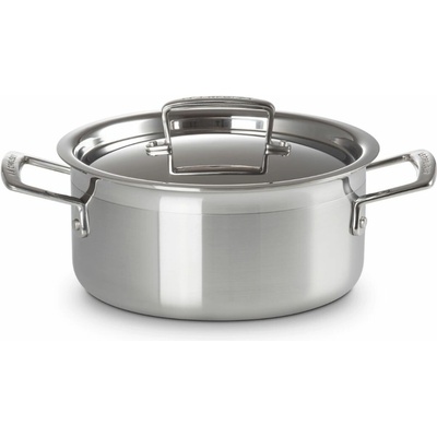 Le Creuset Kastról CLASSIC 20 cm, 3 l, strieborná, nerezová oceľ