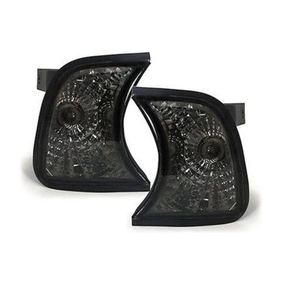 Кристални мигачи до фара bmw e34 (89-95) - черен хром