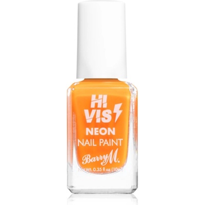 Barry M Hi Vis Neon лак за нокти цвят Outrageous Orange 10ml