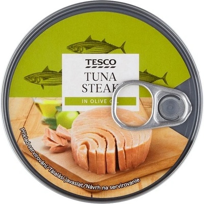 Tesco Tuniak celé kusy v olivovom oleji 160 g
