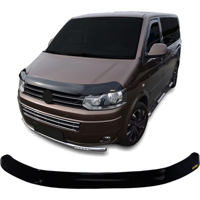 Plastový kryt kapoty LONG - deflektor VW Transporter, 2009-2015 / T5, facelift