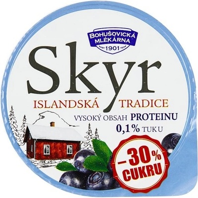 Bohušovická mlékárna Skyr borůvka 130 g