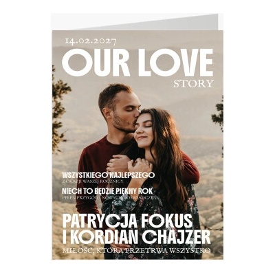 Fotoprianie Our love story, 20x30 cm - 148511