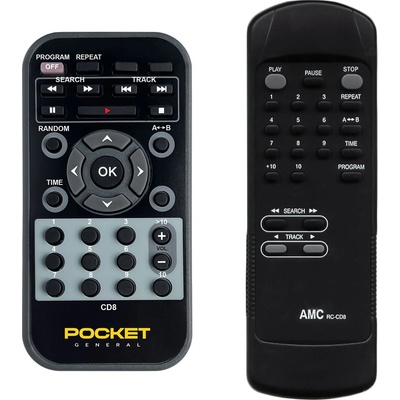 GENERAL Amc rc-cd8 - дистанционно управление дубликат (rc-cd8)
