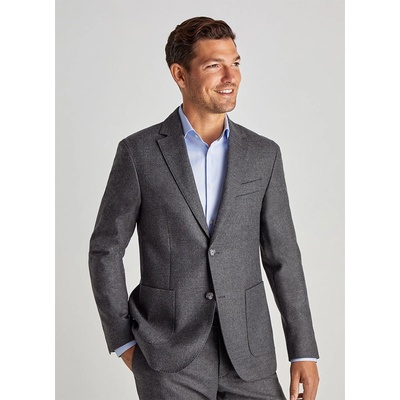 Faconnable Сако Façonnable Flannel Blazer - Grey