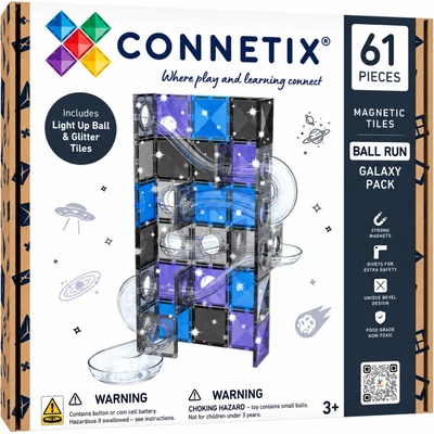 Connetix kuličková dráha Galaxy Pack 61 ks – Sleviste.cz