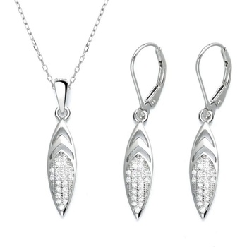 Silenti Jewelry Сребърен комплект "Пламък