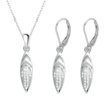 Silenti Jewelry Сребърен комплект "Пламък