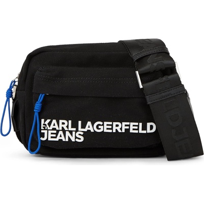 Karl lagerfeld jeans Чанта за през рамо тип преметка 'Utility' черно, размер One Size