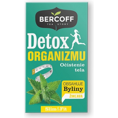 Bercoff Detox organismu bylinný čaj 20 x 1,5 g