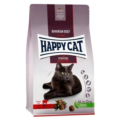 HAPPY CAT Sterilized bavorské hovädzie 4 kg