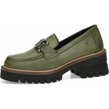 ETIMEĒ dámské kožené polobotky zelené