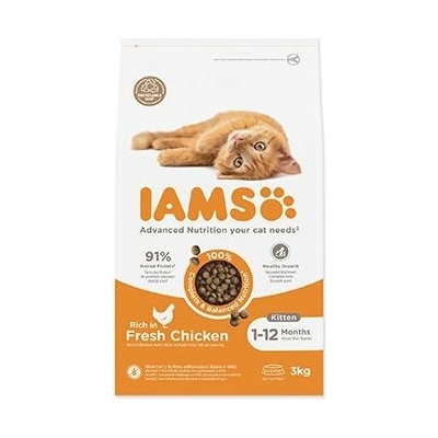 IAMS CAT KITTEN CHICKEN 3 KG