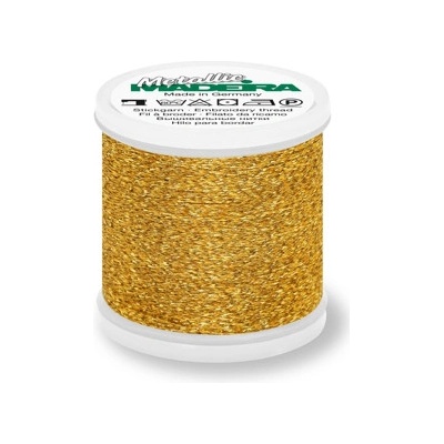 Vyšívací nit Madeira Metallic Sparkling 40 (200m) barva 21 gold metal
