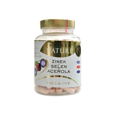 Golden Natur Exclusive Zinek + selen + acerola 100 kapslí
