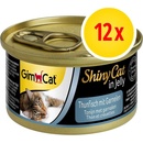 GimCat ShinyCat Jelly Tuňák & kuře 12 x 70 g