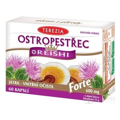 Terezia Ostropestřec+Reishi Forte 60 kapsúl