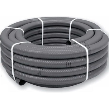 Bzénová PVC Flexi hadice - 40mm externí (34mm interní) - 25m - ES, šedá, 20kg