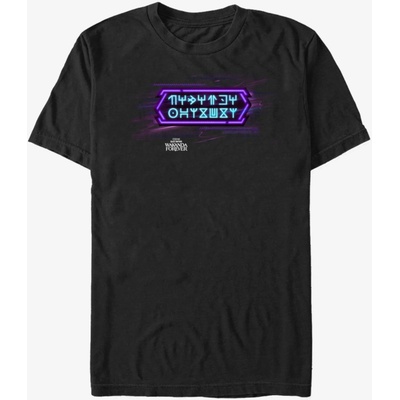 ZOOT. Fan Marvel Neon Black Panther: Wakanda nechť žije T-shirt ZOOT. Fan | Cheren | МЪЖЕ | L