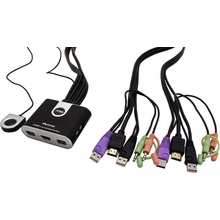 Aten CS-692 DataSwitch 2:1 (kláv.,HDMI,myš,audio) USB, s kabely, DO