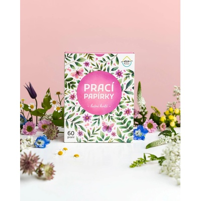 EcoHaus Prací papírky luční kvítí 60 ks – Zbozi.Blesk.cz
