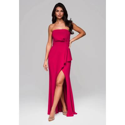 Edoti Evening dress LA-OM-DL fuchsiová