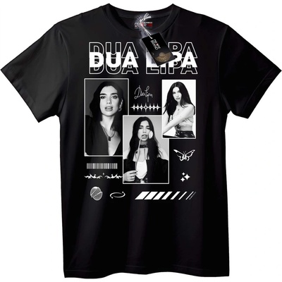 NOONEBRAND Тениска Dua Lipa със Снимки и Символи - XL, White