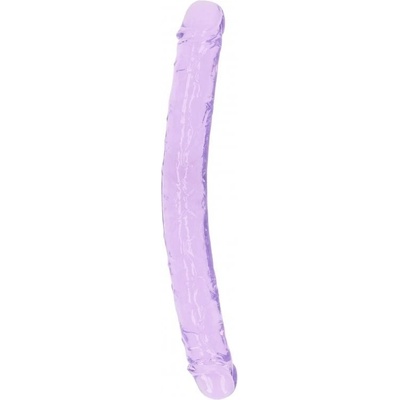 Realrock Oboustranné dildo 34 cm fialové