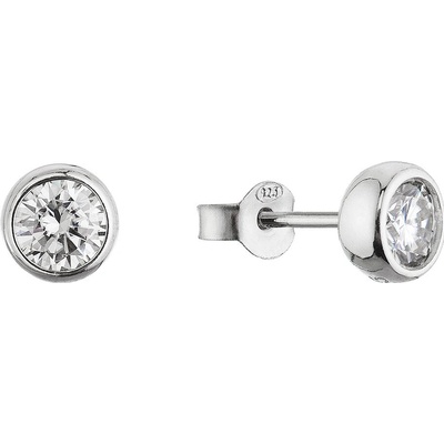 PAVONA Strieborné náušnice AMELIA 11M00005 moissanite