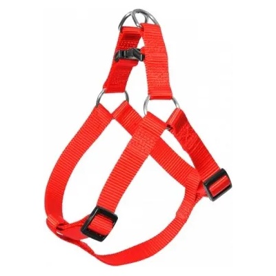 Duvoplus Nylon нагръдник за кучета, червен, обиколка 80-100 см, ширина 25 мм, Белгия - 0111000073