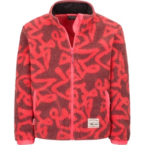 TROLLKIDS Детско поларено яке Trollkids Kid's Lyngdal Jacket Fleece jacket - Pink Salmon / Frozen Berry - размер 104 (EU) (703-7238-0213)