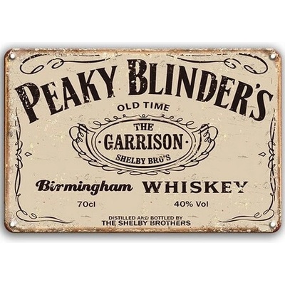 Ceduľa Peaky Blinders Whiskey