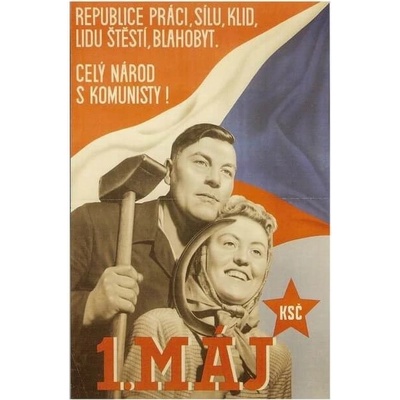 1 Máj - ceduľa 30cm x 20cm Plechová tabuľa