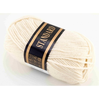 Priadza Standard - svetlá biela káva 860