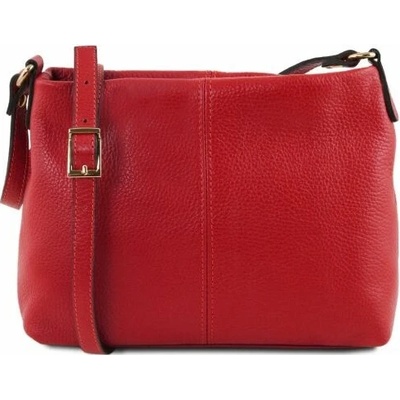 Tuscany Leather Mäkká kožená taška cez rameno TL Bag Koňaková
