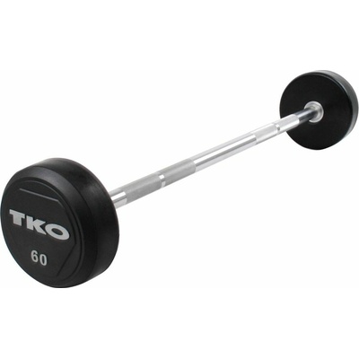 TKO rovná pogumovaná činka 45 kg