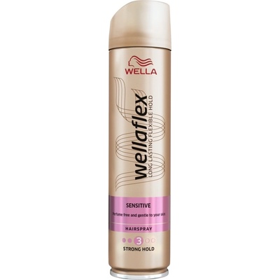 Wella Wellaflex Sensitive lak na vlasy pro citlivou pokožku silné zpevnění 3 250 ml