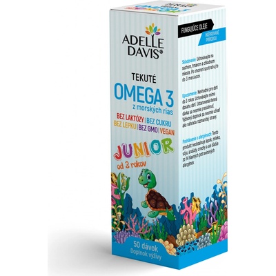 Adelle Davis OMEGA 3 z morských rias JUNIOR tekuté 50 ml