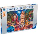 Ravensburger Пъзел Ravensburger от 500 части - Вечер в Пиза (17380)