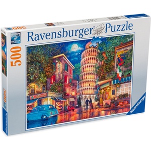 Ravensburger Пъзел Ravensburger от 500 части - Вечер в Пиза (17380)