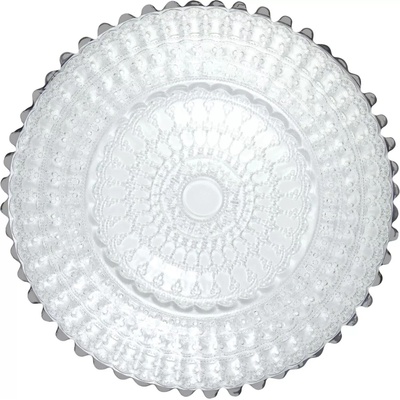 LE COQ Helios Tanier plytký 160 mm platinový barokový okraj 6 ks