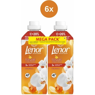 Lenor aviváž Gold Orchid & Vanilla duopack 6 x 2 x 987 ml 47 PD