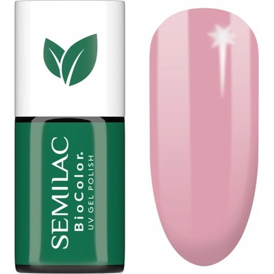 Semilac UV Hybrid BioColor gélový lak na nechty s použitím UV/LED lampy odtieň 713 Pink Wildflowers 7 ml