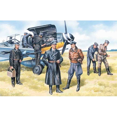 ICM German Luftwaffe Pilots and Ground Personnel 7 figúrok 1:48