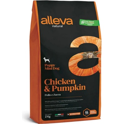 Alleva Natural Puppy Mini Chicken and Pumpkin 2 kg