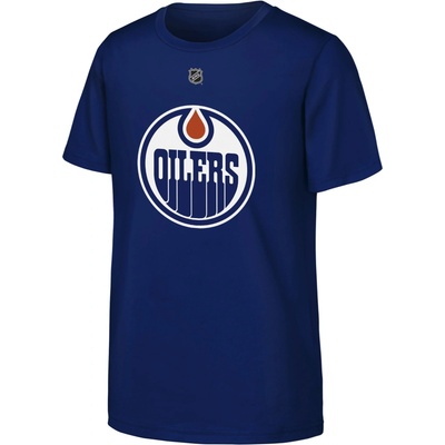 Outerstuff Leon Draisaitl #29 Edmonton Oilers NHL Flat Name & Number Short Sleeve Cotton