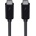 Belkin Thunderbolt 3 Cable - USB-C към USB-C кабел с Thunderbolt 3 и поддръжка на 5K (80 см) (черен)