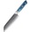 HARAHU Дамаски кухненски нож TU-37504 - Santoku/Синьо KP37504