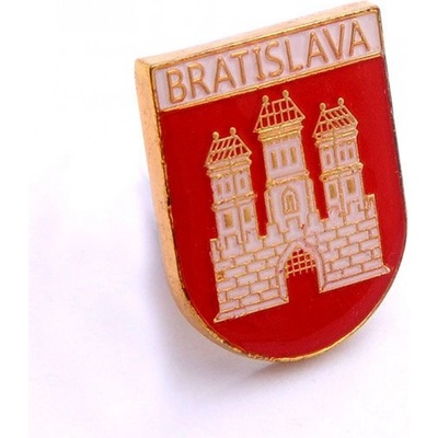 Odznak (pins) Bratislava 2x1,5 cm - barevný