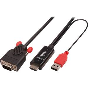 Lindy LINDY HDMI към VGA кабел с USB USB A за Strom 1080p 2m (41456)